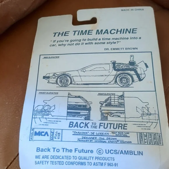 Rare diecast metal Back to the Future car - Picture 2 of 4